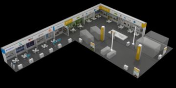 機(jī)器人展設(shè)計(jì)效果圖出爐，速來圍觀晶科微電子